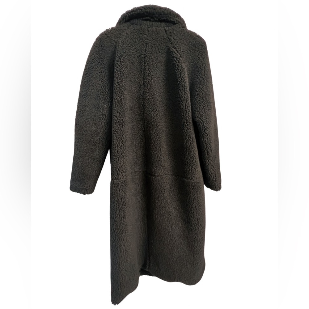 H&M: “Long Pile” / Teddy Coat (Black, Size M) - Picture 4 of 6